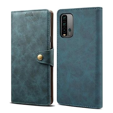 Lenuo Leather pre Xiaomi Redmi 9T, modré - Puzdro na mobil