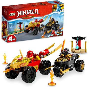 LEGO® NINJAGO® 71789 Kai a Ras v súboji auta s motorkou