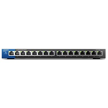 Linksys LGS116 16-Port Desktop Gigabit, čierny