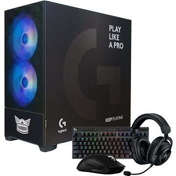 AlzaPC GameBox Prime Logitech Edice - i5 / RTX4060Ti / Black + Logitech G PRO herní set