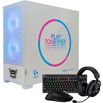 AlzaPC GameBox Prime Logitech Edice - i5 / RTX4060Ti / White + Logitech G PRO herní set