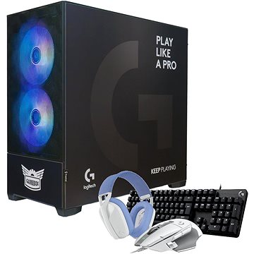 AlzaPC GameBox Elite Logitech Edice - i7 / RTX4070Ti SUPER / Black + Logitech G CORE X herní set