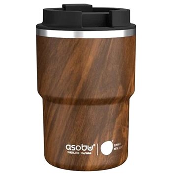 Asobu Mini pick-up cestovný termohrnček Wood 350 ml