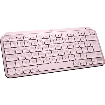 Logitech MX Keys Mini Minimalist Wireless Illuminated Keyboard, Rose – US INTL