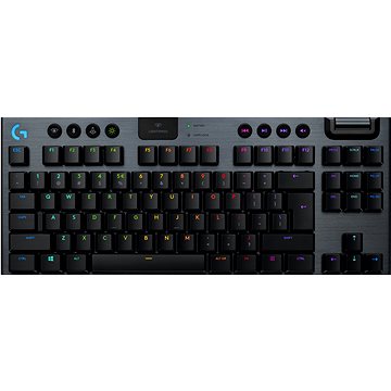 Logitech G915 LIGHTSPEED Tenkeyless Wireless RGB GL Clicky US INTL, carbon