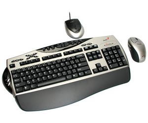 genius wireless twin touch optical office keyboard