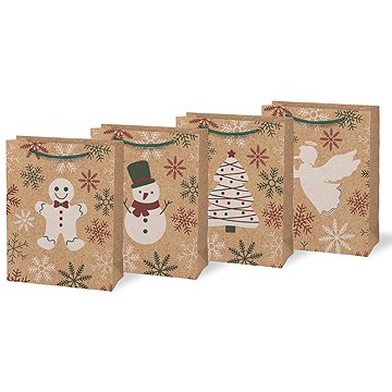 MFP vianočná súprava M LUX KRAFT mix V7 (190 × 250 × 90 mm) – balenie 4 ks