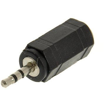 OEM Audio 3.5mm JACK (M) --> 2.5mm JACK (F) čierna