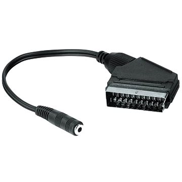 Hama SCART Audio čierna