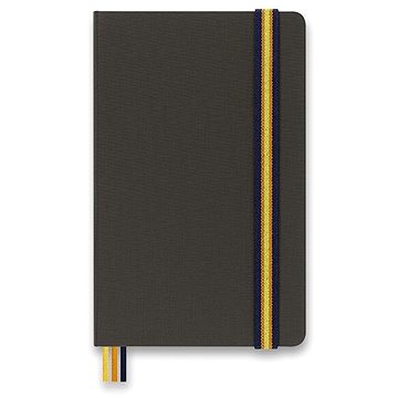 Moleskine K-Way L, tvrdé dosky, čistý, zelený