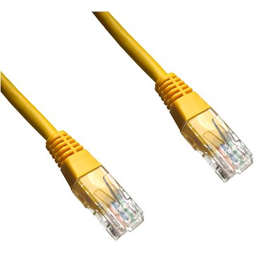 Datacom, CAT6, UTP, 2 m, žltý