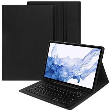 Tech-Protect SC Pen puzdro s klávesnicou na Samsung Galaxy Tab S7 Plus/S8 Plus/S7 FE 12.4\'\', čierne