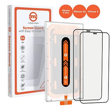 Mobile Origin Screen Guard iPhone 11 Pro/XS/X s aplikátorom 2 pack