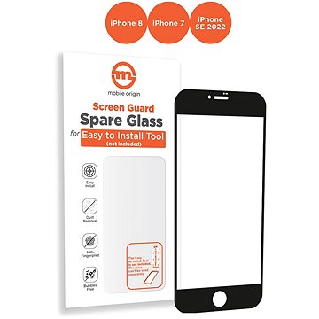 Mobile Origin Orange Screen Guard Spare Glass iPhone 8 / 7 / SE 2022 / SE 2020