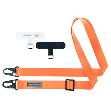 Mobile Origin Lanyard Tape 25 mm Orange 84 – 165 cm