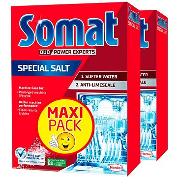 Somat Soľ do umývačky 2× 1,5 kg - Soľ do umývačky