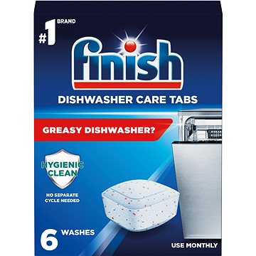 FINISH kapsle na čištění myčky 6 ks - Čistič umývačky riadu