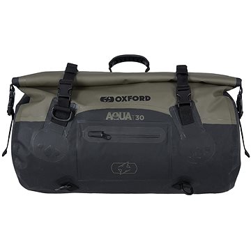 OXFORD Vodotesný vak Aqua T-30 Roll Bag  (khaki/čierny objem 30 l)