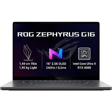 ASUS ROG Zephyrus G16 GU605MZ-NEBULA026W Eclipse Gray kovový