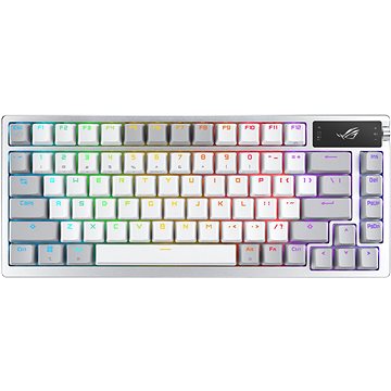 ASUS ROG AZOTH Moonlight White (ROG NX Snow / PBT) – US