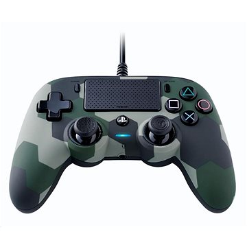 Nacon Wired Compact Controller PS4 – zelená kamufláž