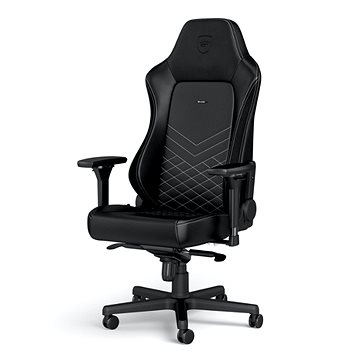 Noblechairs HERO, čierna/platinovo biela