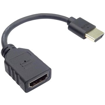 PremiumCord Flexi Adaptér HDMI Male – Female na ohybné zapojenie kábla do TV