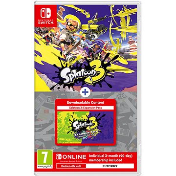 Splatoon 3 + Season Pass + NSO 3M Membership – Nintendo Switch