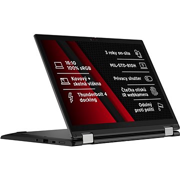 Lenovo ThinkPad L13 Yoga Gen 4 Thunder Black + aktívny stylus Lenovo