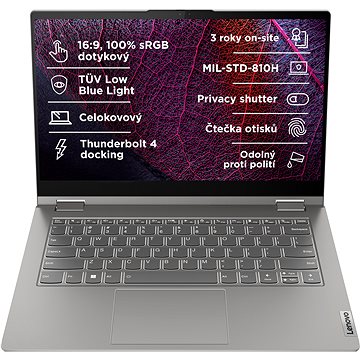 Lenovo ThinkBook 14s Yoga G3 IRU Mineral Grey + aktívny stylus Lenovo