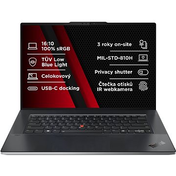 Lenovo ThinkPad Z16 Gen 1 (AMD) Arctic Grey/Black celokovový