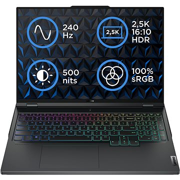 Lenovo Legion Pro 7 16ARX8H Onyx Grey kovový