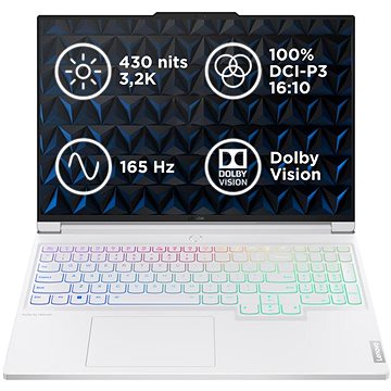 Lenovo Legion 7 16IRX9 Glacier White celokovový + podložka pod myš