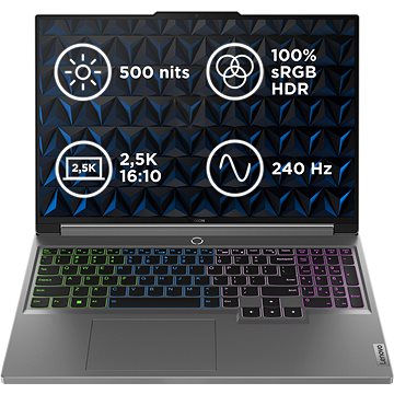 Lenovo Legion 5 16IRX9 Luna Grey kovový + podložka pod myš