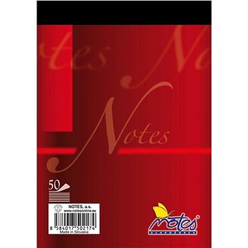 Notes A6, 50 listov, linajkový