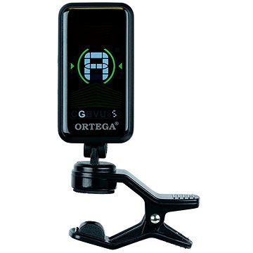 ORTEGA Chromatic Clip Tuner Easy Tune Black