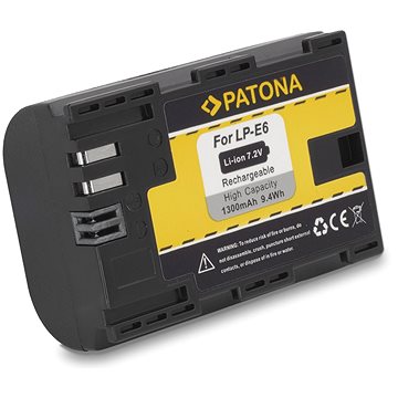 PATONA pre Canon LP-E6 1300 mAh Li-Ion