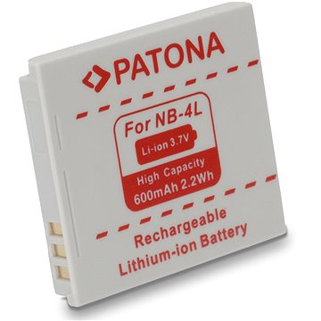 PATONA pre Canon NB-4L 600 mAh Li-Ion