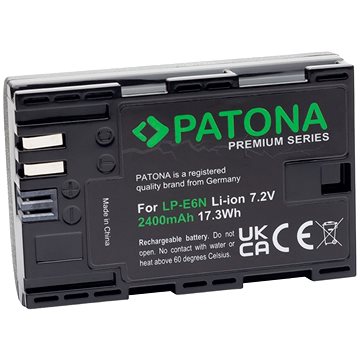 PATONA pre Canon LP-E6N 2400mAh Li-Ion Premium