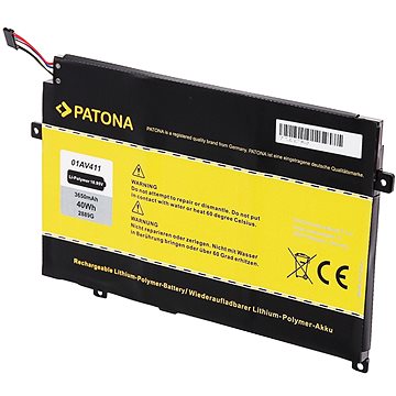 Patona pre Lenovo Thinkpad E470/E475  3650 mAh Li-Pol 10,95 V 01AV411