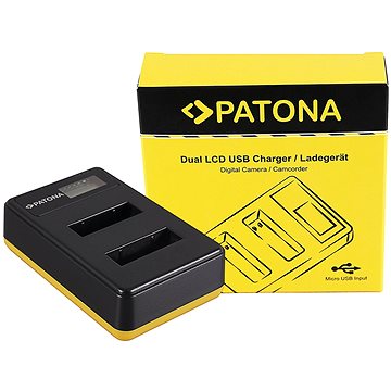 PATONA pre Foto Dual LCD Sony NP-BX1, USB