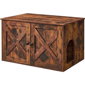 Houseland Mačacia toaleta Vasagle Vous hnedá