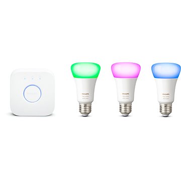 Philips Hue White and Color ambiance 9W E27 promo starter kit