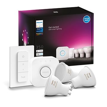 Philips Hue White and Color ambiance 5,7 W GU10 starter kit