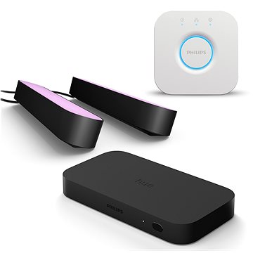 Philips Hue HDMI Sync Box EMEA + Philips HUE Bridge EÚ + COL HUE PLAY DOUBLEPK EÚ/UK black