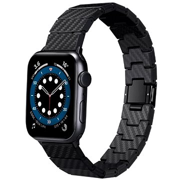 Pitaka Carbon Fiber Strap Black/Grey  Apple Watch 42/44/45/Ultra 49mm