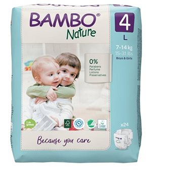 BAMBO NATURE 4  7–14 kg, 24 ks