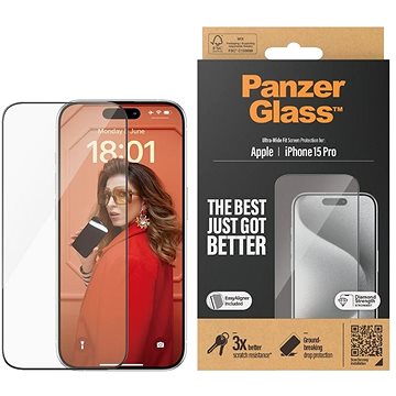 PanzerGlass Apple iPhone 15 Pro s inštalačným rámčekom