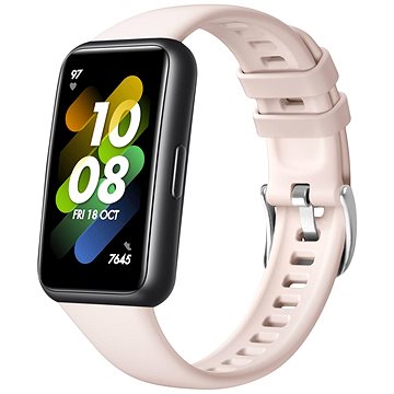 FIXED Silicone Strap na Huawei Band 7 ružový