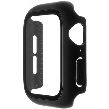 FIXED Pure+ s temperovaným sklom na Apple Watch 41 mm čierne